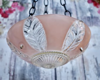 Pink glass bird feeder, repurposed vintage birdfeeder, birdseed feeder garden art, bird watcher bird lover gift Mothers Fathers day