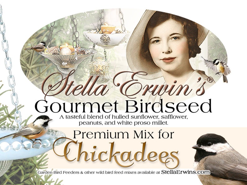 Bird food blend for Chickadees, 12 ounce bag, gourmet birdseed, gift for backyard birder, sustainable habitat wildbird seed, bird lover gift image 9