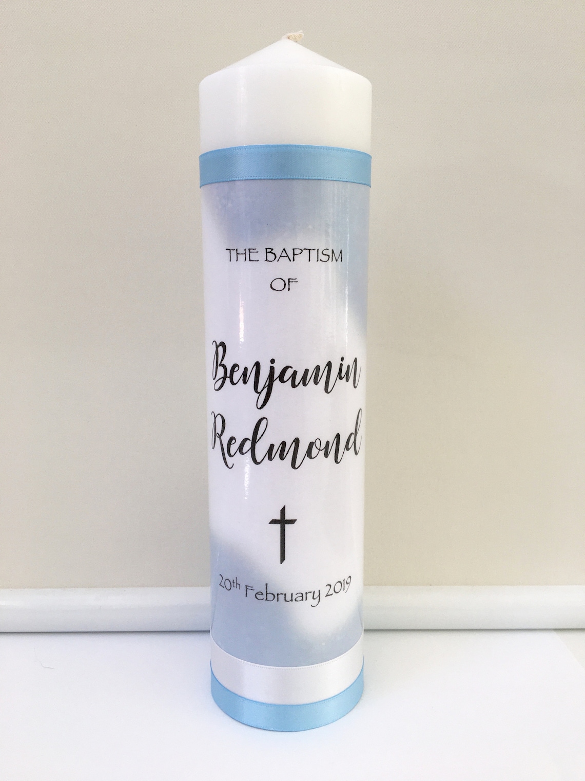 BAPTISM CANDLES PERSONALISED Etsy