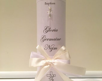 BAPTISM CANDLES - PERSONALISED