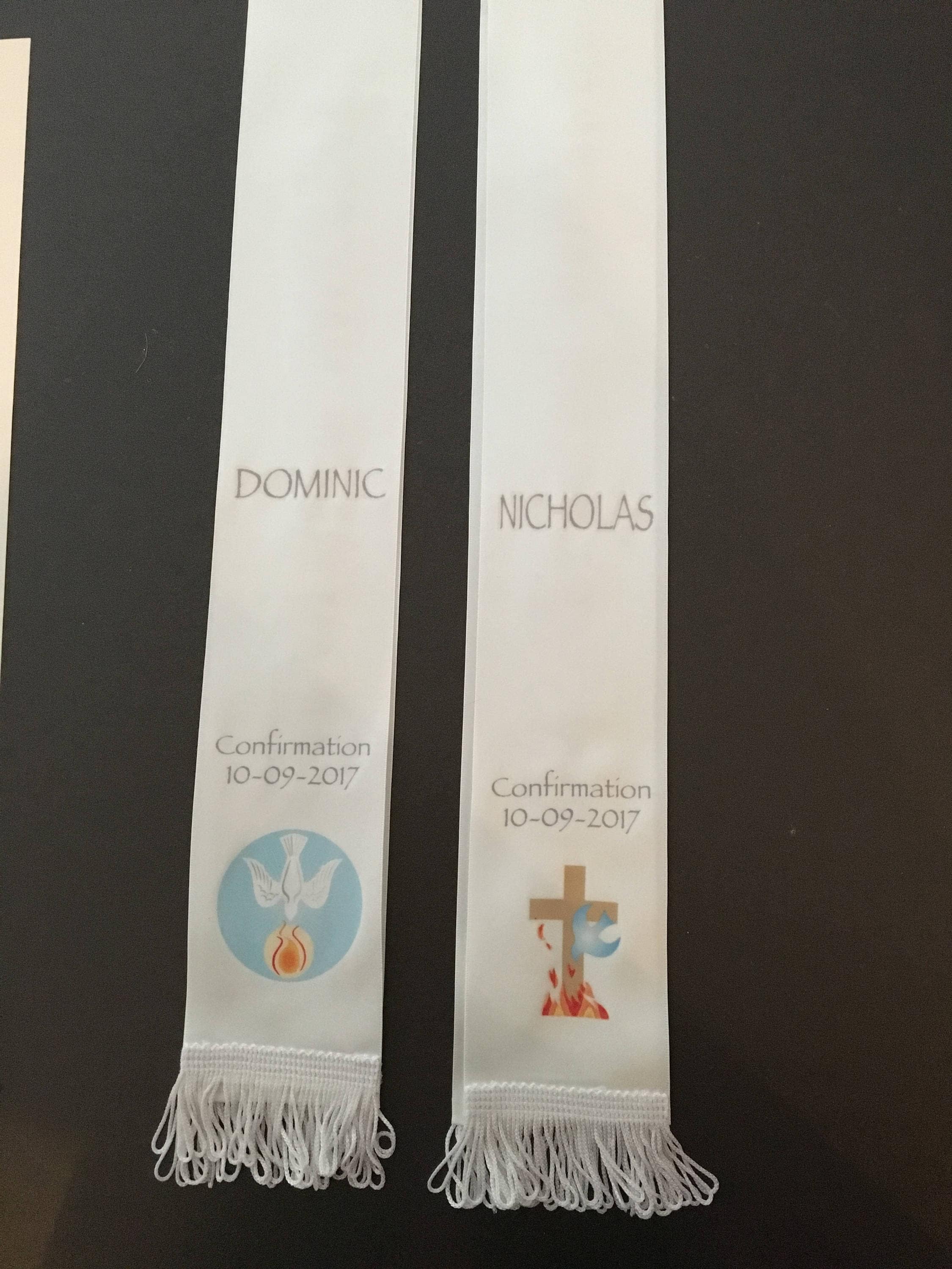 RIBBON STOLES- Baptism, Eucharist, Confirmation - Etsy Australia