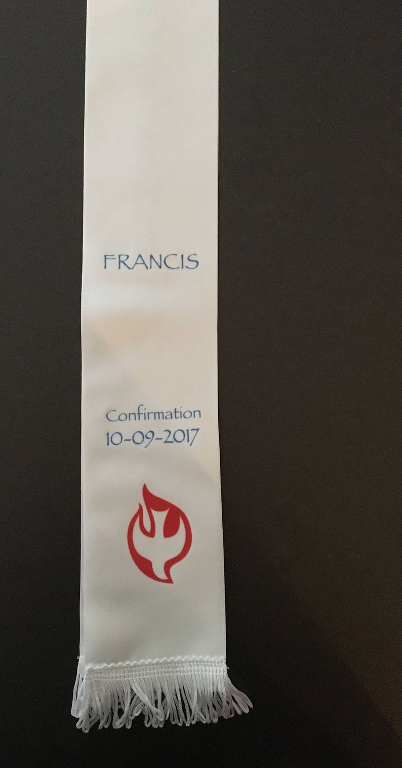 RIBBON STOLES Baptism Eucharist Confirmation - Etsy