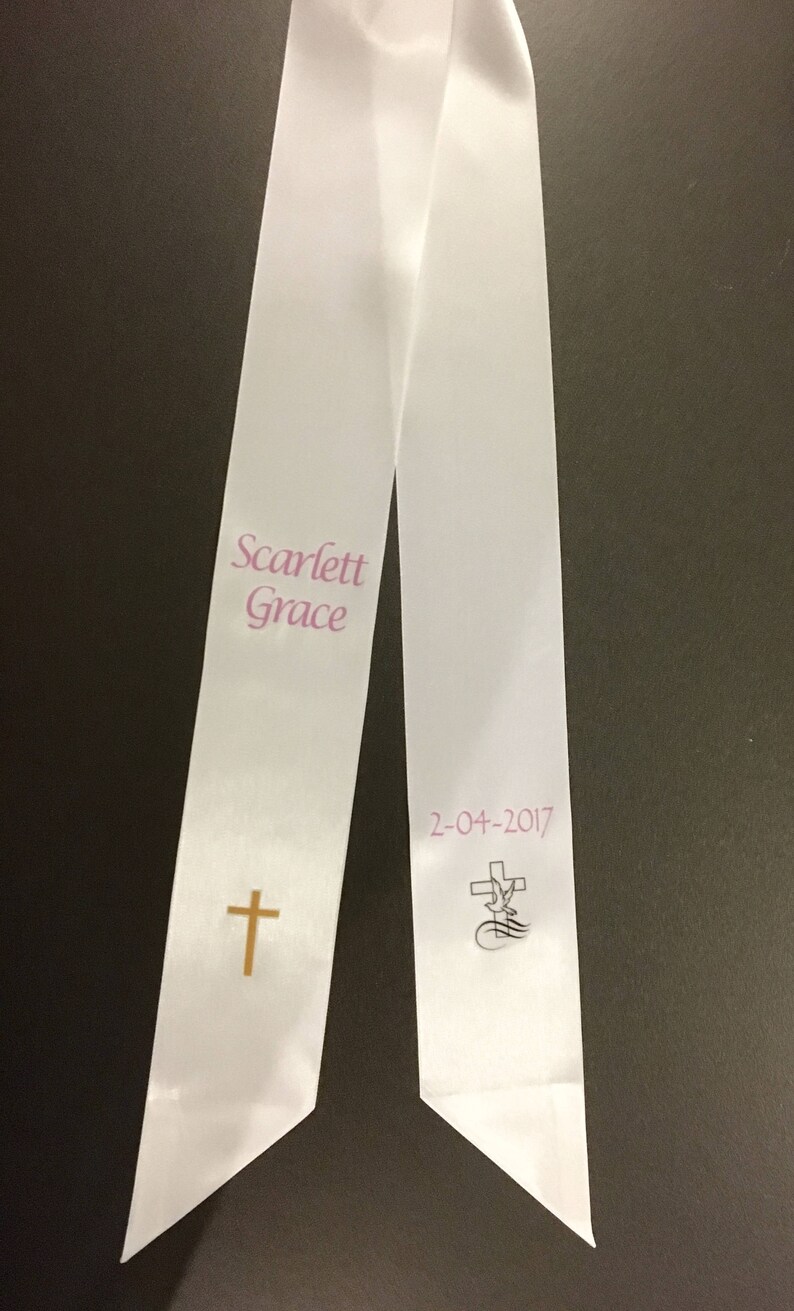 RIBBON STOLES Baptism Eucharist Confirmation - Etsy