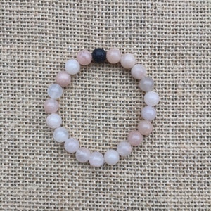 Pink Aventurine Essential Oil Diffusing Bracelet image 1