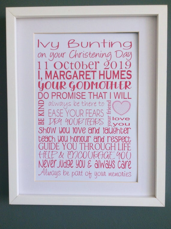 naming day gifts from godparents