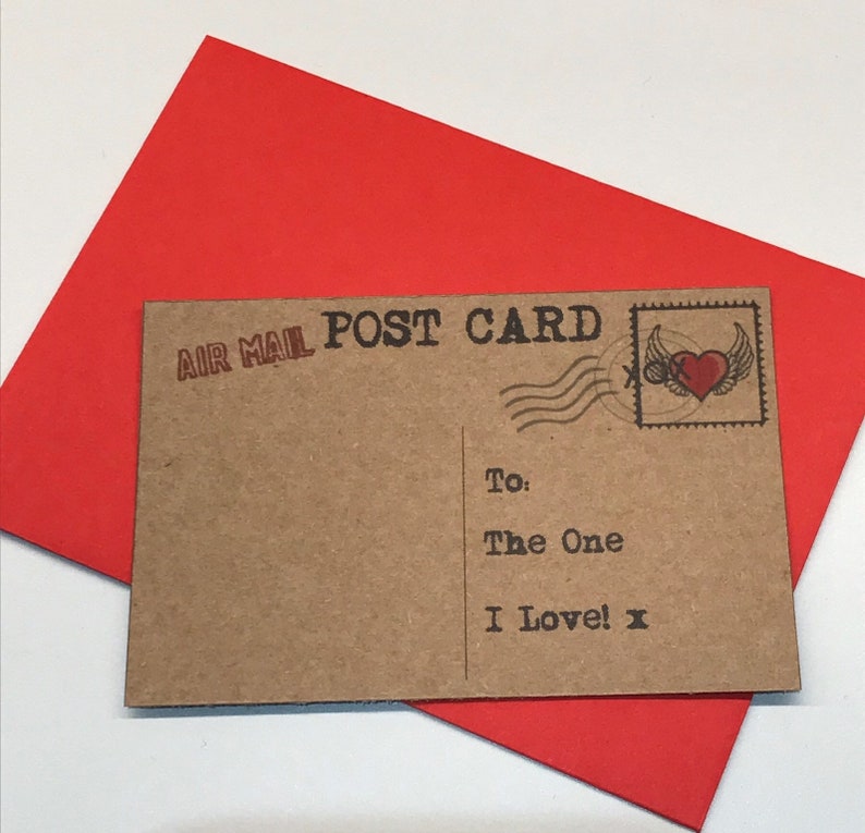Mini  Love Postcards LOVE BIRTHDAY Love Cards,see listing picture for personalisation. PROPOSAL Can Be Personalised Ways to Propose