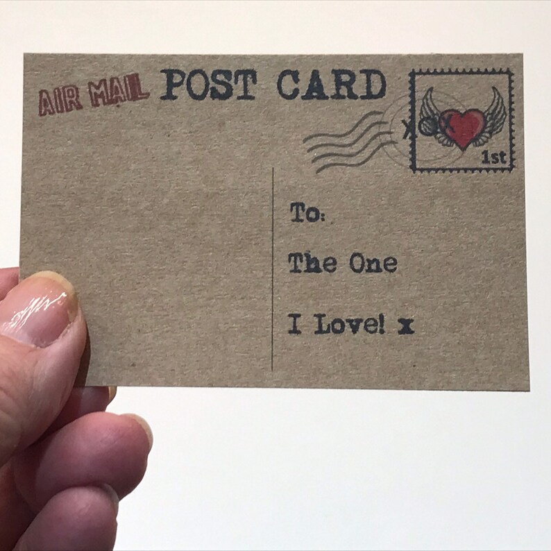 Mini Love Postcards LOVE BIRTHDAY Love Cards,see listing picture for personalisation. PROPOSAL Can Be Personalised Ways to Propose