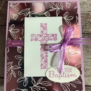 Handmade Baptism Card