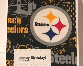 Steelers Birthday Card - Etsy