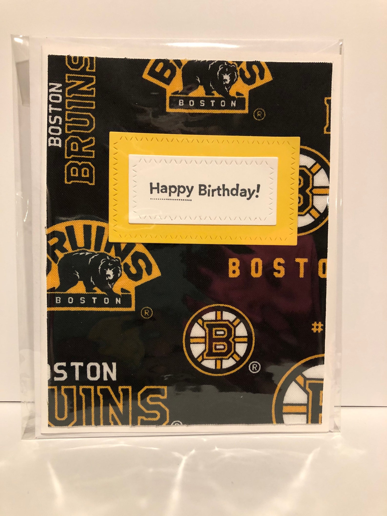 Printable Bruins Birthday Card