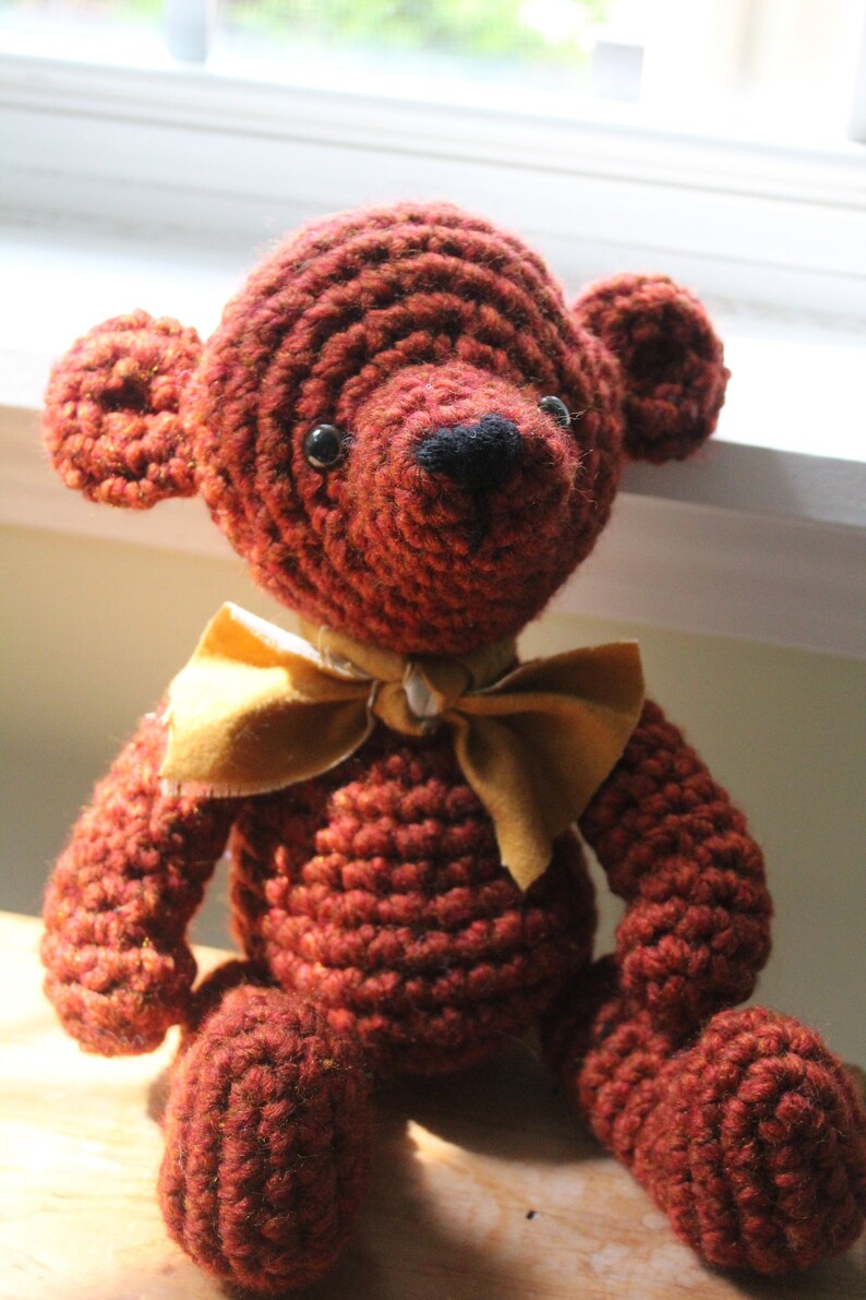 RTS Handmade Teddy Bear Gender Neutral Baby Gift Minimalist Nursery Stuffed Animal Photo Prop Newborn Infant Birthday Gift for Him for Her