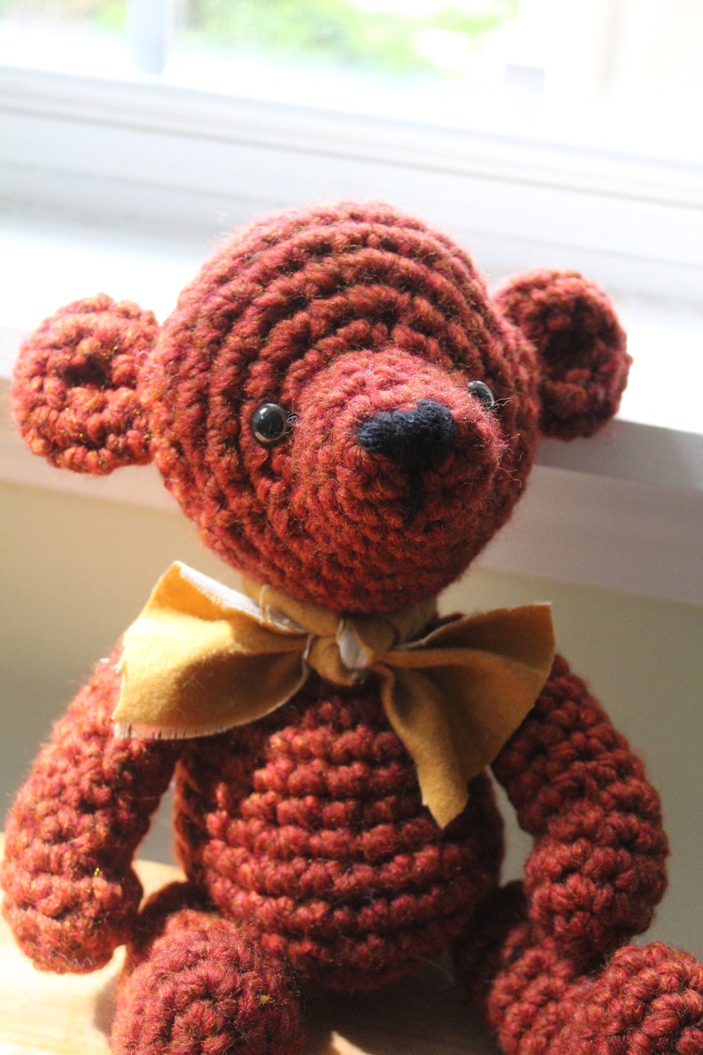 RTS Handmade Teddy Bear Gender Neutral Baby Gift Minimalist Nursery Stuffed Animal Photo Prop Newborn Infant Birthday Gift for Him for Her