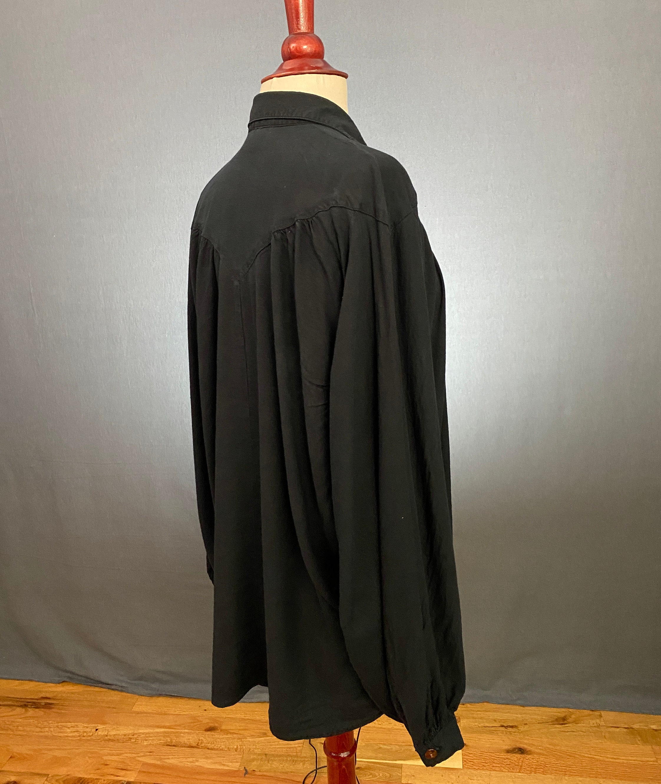 Vintage 90s Pirate Shirt International Male Catalog Button Front 