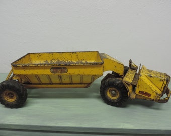 Vintage Pressed Metal Toy Truck Doepke Wooldridge Earth Mover