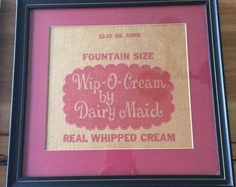Dairy Maid Advertising Graphic
