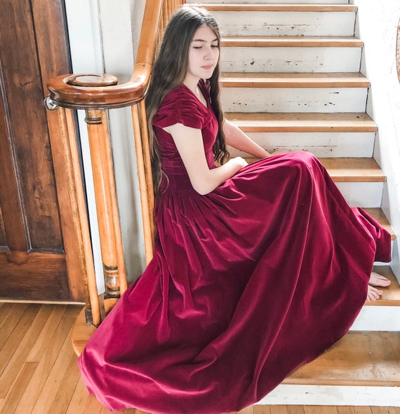 Mid Century Velvet Gown