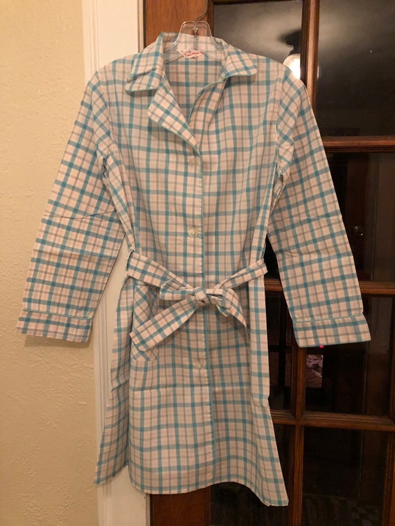 Mid Century Housecoat and Slipped Set Never Used