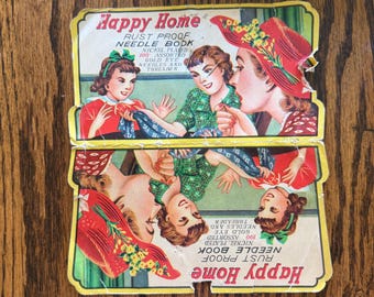 Vintage pack of needles. Partially full.