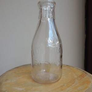 Cloverdale Vintage Milk Bottle Collectible Milk Bottle Quart