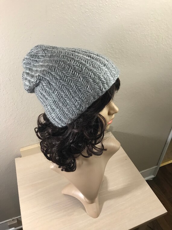 herringbone knit hat