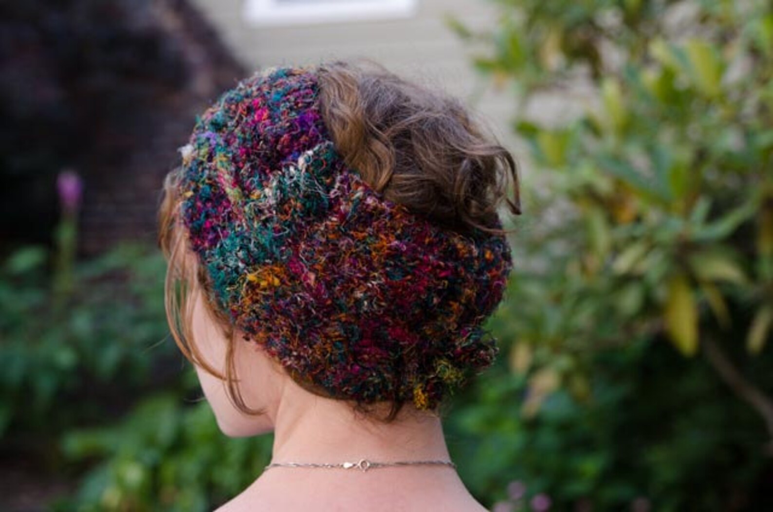 Knit Turban Pattern Boho Headband Pattern Recycled Sari Silk Hair Wrap ...