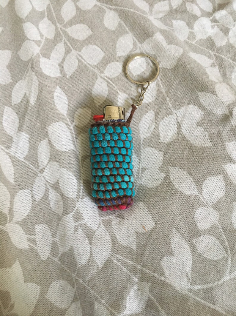 Lightercase keychain mini bic lighter sleeve cozy tie dye Etsy