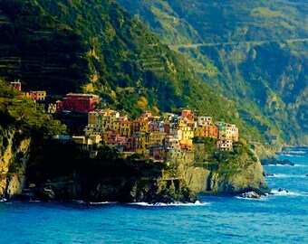 Italy Photography - Travel, Romantic Wall Art -  Beautiful Cinque Terre, Italy