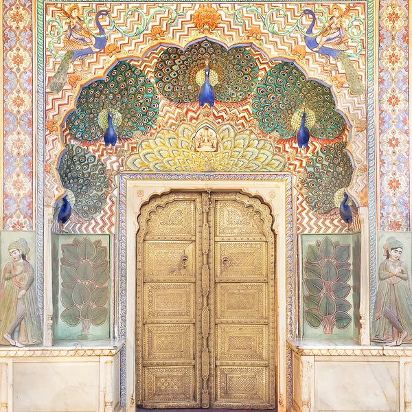 Photography: Jaipur, India - The Peacock Gate; City Palace