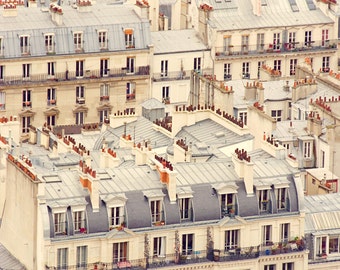 Paris Rooftops, Architecture Art, Fine Art Photography, Paris Windows, French Home Decor