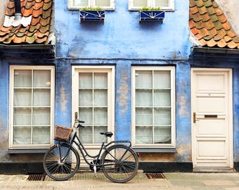 Little Blue House; Bicycle; Bike; Copenhagen; Denmark