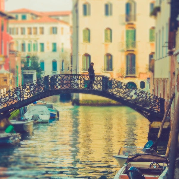 Venice, Italy Photography - Travel, Venice Canals, Dreamy, Romantic Wall Art - "Wanderlust Venice" fine art print