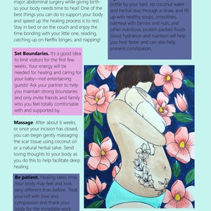 Cesarean Birth Education Slides/ Set 2/ Slides 6-10/ PDFs/ Midwife/ Doula/ Birth Education