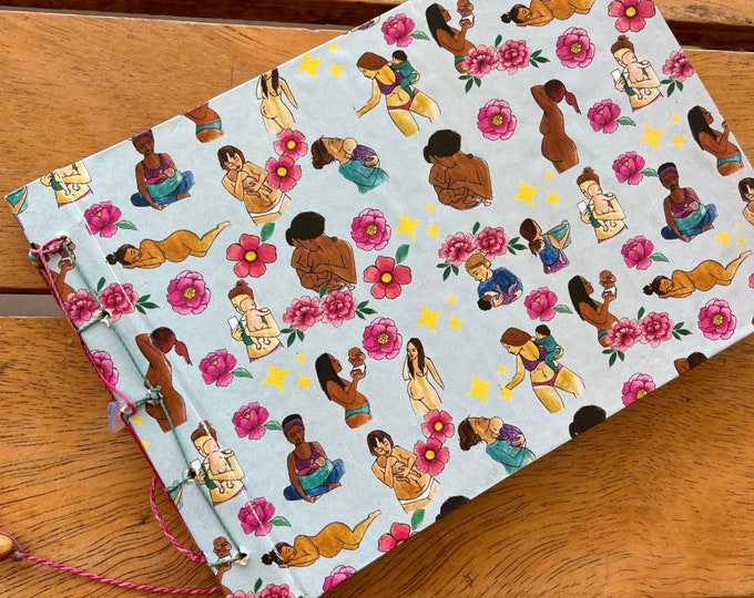 MAMA -a handmade journal/scrapbook/sketchbook celebrating the beauty of motherhood