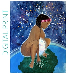 DIGITAL "Universal" impresión / póster / Arte de nacimiento / Arte del embarazo / partera / doula / regalo para la nueva mamá