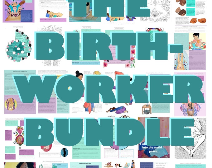 DIGITAL The NEW Birthworker Bundle/ Childbirth Education/ Breastfeeding / Postpartum Support/ Lactation/ Doula