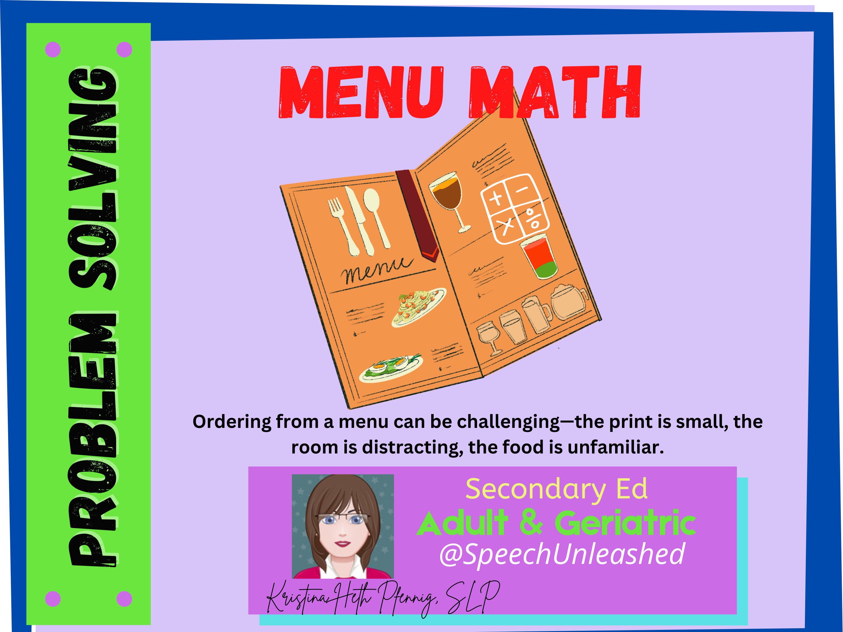 Understanding Menus BUNDLE - Reading Menus & Menu Math - Life