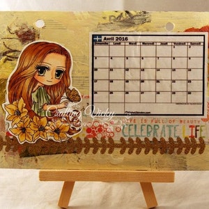 Digital Stamp Sophia 277, Digi Stamp, Coloring Page, Anime Printable Line art for Card and Craft Supply image 4
