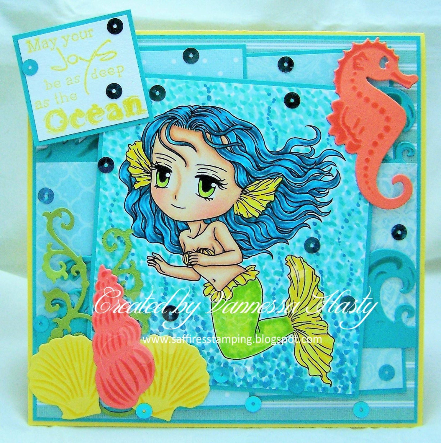 Mermaid Digital Stamp Mermaid Maria207 Digi Stamp - Etsy