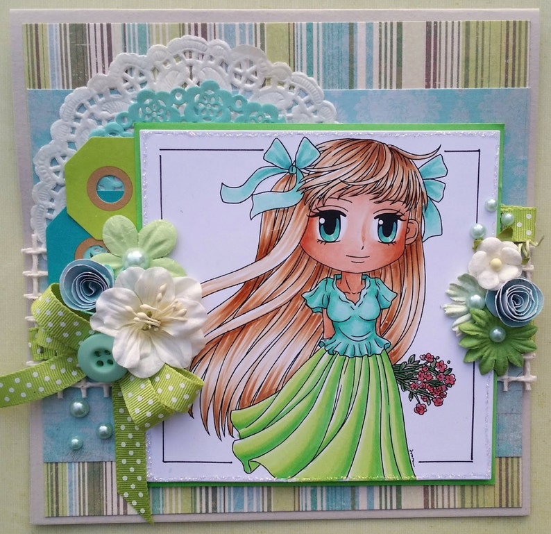 Digital Stamp Willow219 Digi Stamp Printable Line Art Etsy