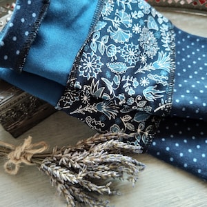 Stulpen Armstulpen Handstulpen Wendestulpen Sommerstulpen blau gepunktet geblümt Patchwork Baumwolle Pulswärmer Handwärmer