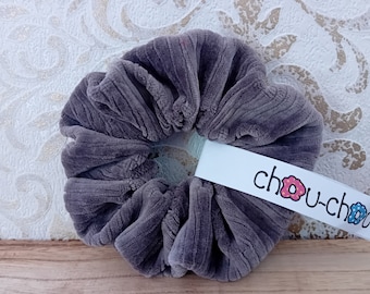 Scrunchie haarelastiek grijs koord haaraccessoires haaraccessoires