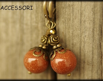 Aventurine glass gold river