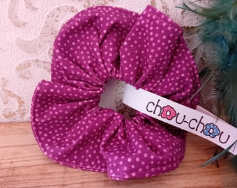 Scrunchie Haargummi Zopfgummi gepunktet rosa Haaraccessoires Haarschmuck