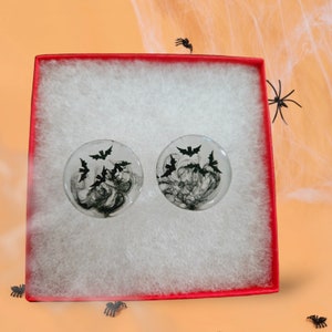 Halloween,black,bats,skulls,smoky,plugs,gauges,gauges,earrings,30mm,28mm,26mm,24mm,22mm,20mm,jewelry,transparent,bloody,red,vampire,gothic,