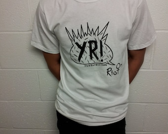 YO, "YR" Shirt Siebdruck t Shirt