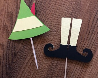 Elf Cupcake Toppers - Etsy