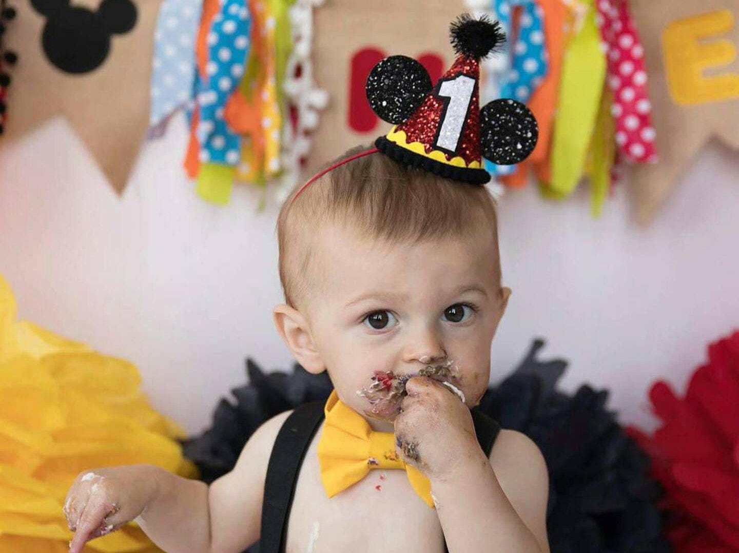 mickey mouse birthday hat with ears