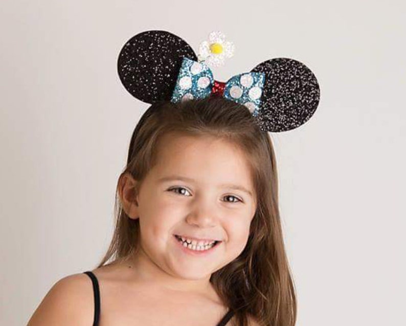 Classic Mouse Ears Headband Mouse Birthday Mouse Headband Ears image 2