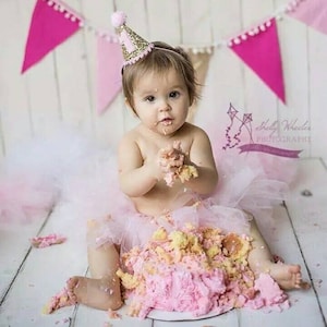 Mini Glittery Birthday Party Hat