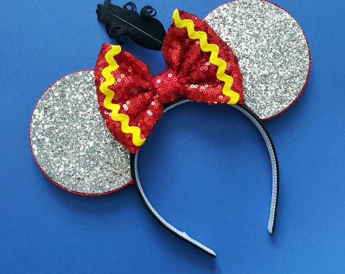 Circus Mouse Ears Headband | Mouse Birthday |Dumbo Headban Ears | Dumbo Mouse Ears| Big Top Mouse Ears | Circus Ears